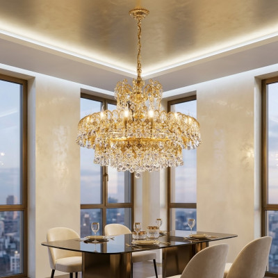 Luksusowa Lampa sufitowa Hotelowa Lampa Duża Lampa sufitowa 75x120cm żyrandol