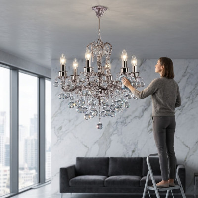 żyrandol kryształ Lampa sufitowa Lampa wisząca lampa do salonu