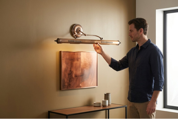 Kinkiet obraz Lustro Lampa kinkiet Lampy Metal