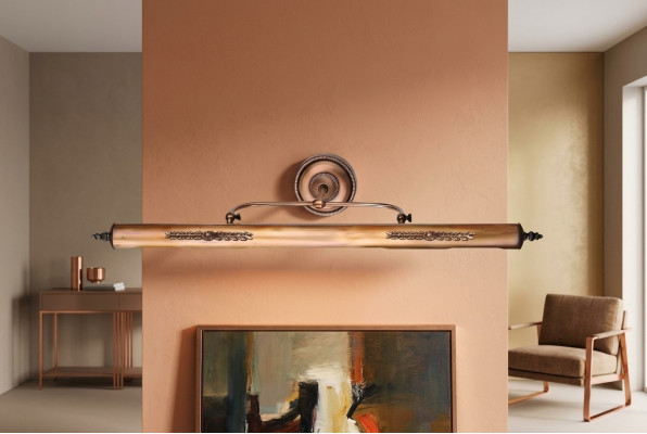 Kinkiet obraz Lustro Lampa kinkiet Lampy Metal