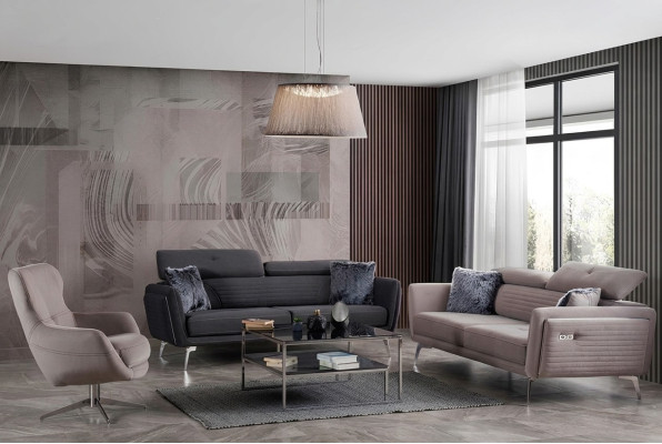 Regulowana miękka sofa 2-miejsce do siedzenia w nowoczesnym stylu dla Twojego domu
