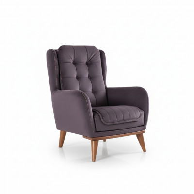 Chesterfield Fotel Relaks Club Sofa Jednoosobowa Kanapa Podkładka Meble Brązowa