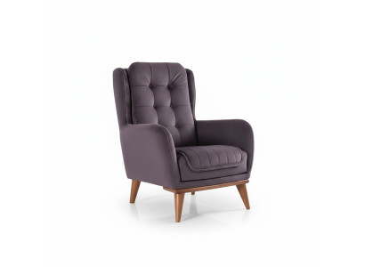 Chesterfield Fotel Relaks Club Sofa Jednoosobowa Kanapa Podkładka Meble Brązowa