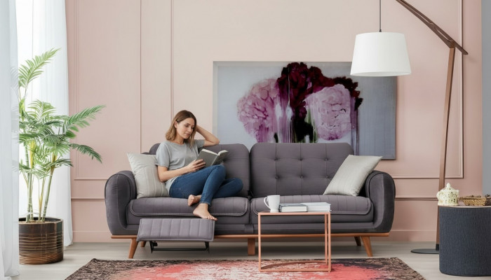 Sofa Trzyosobowa Kanapa Podkładka Meble Wielofunkcyjne Kanapy Sofy 216cm