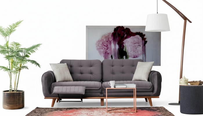 Sofa Trzyosobowa Kanapa Podkładka Meble Wielofunkcyjne Kanapy Sofy 216cm