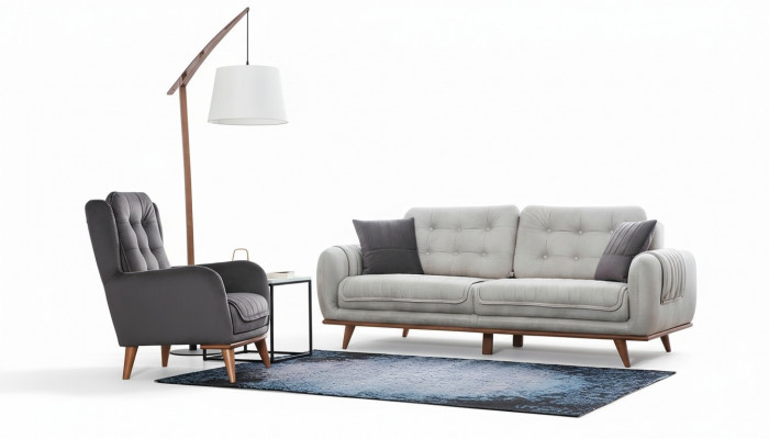 Sofa Kanapa 3+1 Siedziba Zestaw sofowy Kanapy Podkładka Meble Sofy Zestaw Grupa