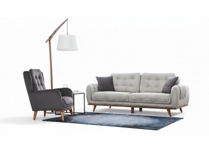 Sofa Kanapa 3+1 Siedziba Zestaw sofowy Kanapy Podkładka Meble Sofy Zestaw Grupa