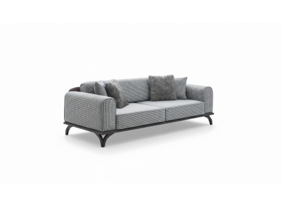 Sofa Trzyosobowa Sofa 227cm Sofa Kanapy Podkładka Meble Włókienniczy Materiał