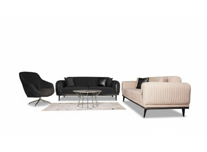 Sofa Kanapa 3+3 Siedziba Zestaw sofowy Kanapy Podkładka Meble Sofy Zestaw Grupa