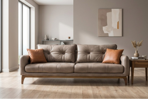 Sofy Kanapy Trzyosobowa Designerska Kanapa Sofa Podkładka Meble Brown Living