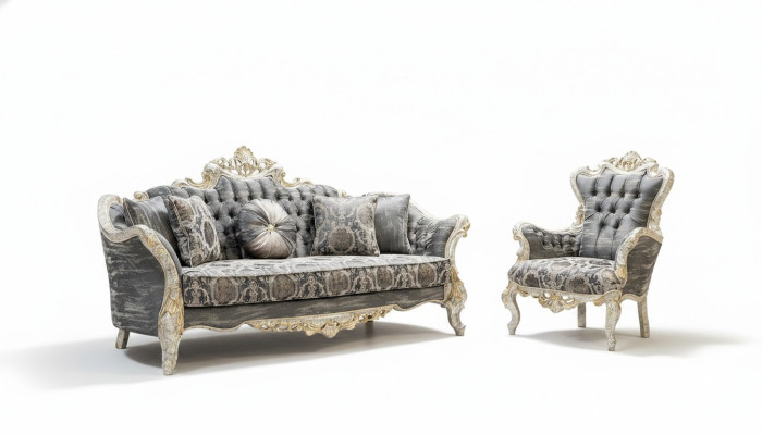 Zestaw sofowy 3+1 miejsce do siedzenia Pokój dzienny Sofa Sofa Fotel Zestaw sofowy Nowość