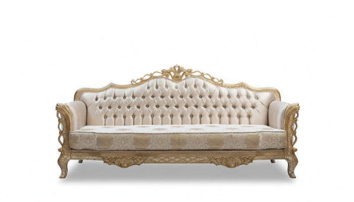 Sofa 3 miejsce do siedzenia salon kanapa klasyczny design luksusowa sofa Włókienniczy Nowość