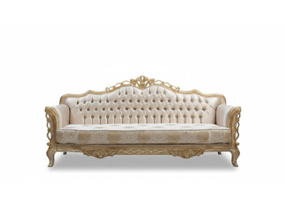 Sofa 3 miejsce do siedzenia salon kanapa klasyczny design luksusowa sofa Włókienniczy Nowość