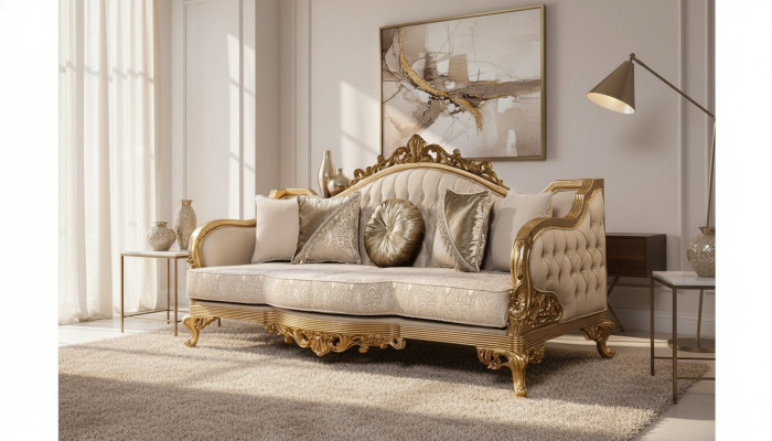 Klasyczny Designer Couch Club Meble Kanapy 3+1 miejsce do siedzenia Zestaw sofowy