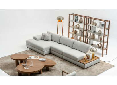 Sofa Couch Podkładka Meble Żywy krajobraz Grey Zestaw narożny Soft Couches
