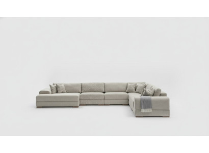Narożnikowa kanapa Kształt U Salon Sofa Sofa Design Nowoczesne Meble 150x425x320