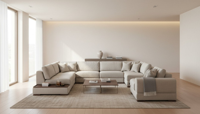 Narożnikowa kanapa salon w kształcie litery U luksusowe kanapy designerska sofa kanapa Żywy krajobraz
