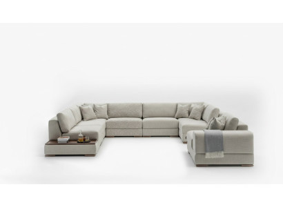 Narożnikowa kanapa salon w kształcie litery U luksusowe kanapy designerska sofa kanapa Żywy krajobraz