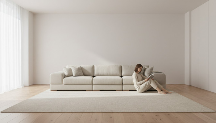 Przytulna Kanapa Sofa Duże Sofy Kanapy Miękkie Siedziba Meble 350cm Materiał