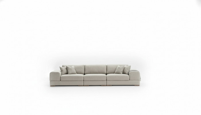 Przytulna Kanapa Sofa Duże Sofy Kanapy Miękkie Siedziba Meble 350cm Materiał