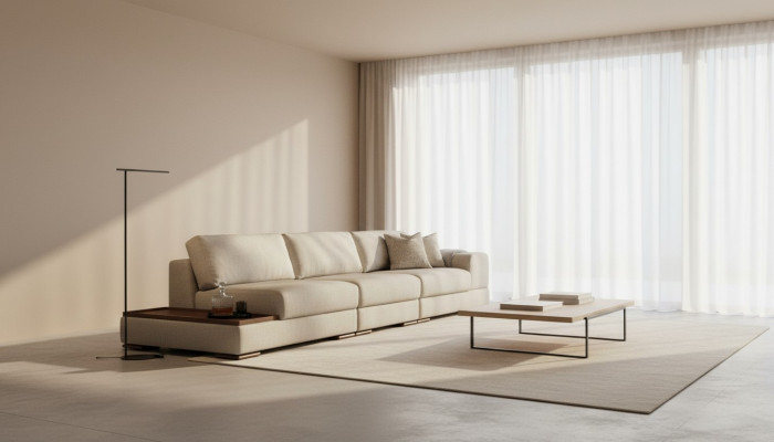 Sofa Kanapa Podkładka Meble Kanapy Design Big xxl 5 miejsc siedzących 350cm Kanapy