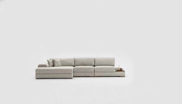 Narożnikowa kanapa Sofa Kanapa L Kształt Luksusowy Salon Nowoczesny Design Meble Włókiennicze