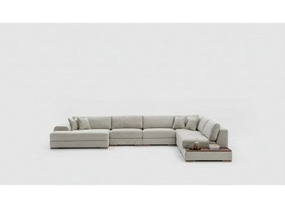 Sofa Kanapa Salon Narożnikowa kanapa Nowoczesny Design Meble Kształt U Sofa materiałowa