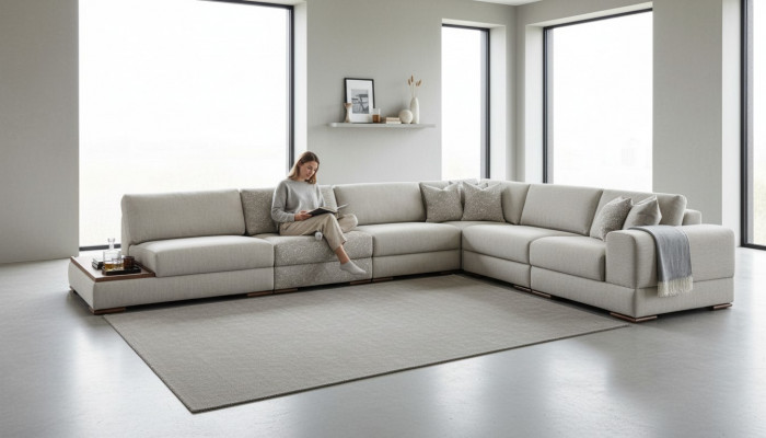 Narożnikowa kanapa kanapa tapicerowana luksusowa sofa do salonu kanapa nowoczesne meble nowe