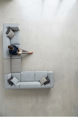 Narożnikowa kanapa salon w kształcie litery L nowoczesny design kanapy Podkładka Włókienniczy 400x310