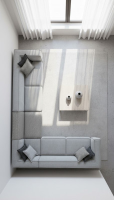 Narożnikowa kanapa salon w kształcie litery L nowoczesny design kanapy Podkładka Włókienniczy 400x310