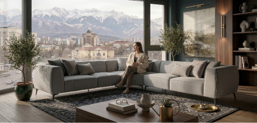 Narożnikowa kanapa Sofa tapicerowana w kształcie litery L Meble salon 340x340 Narożnik sofy kanapy