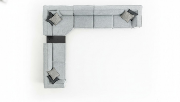 Sofa L Shape Couch Podkładka Salon Nowoczesny Design Narożnikowa kanapa Włókienniczy Sofy