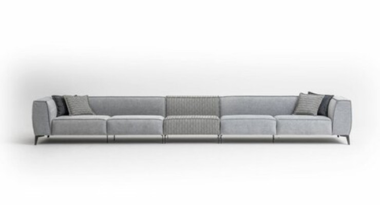 duża Sofa Kanapa 8 miejsce do siedzenia Włoskie kanapy xxl Sofy Meble Włókiennicze