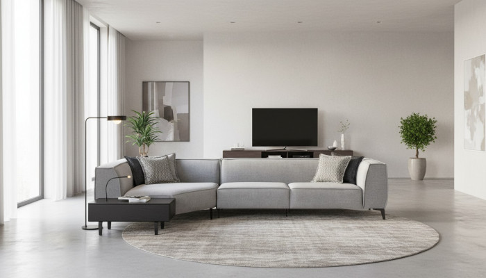 Narożnikowa kanapa L Kształt Podkładka Sofa Salon Styl Meble Kanapy Kanapa 340x165
