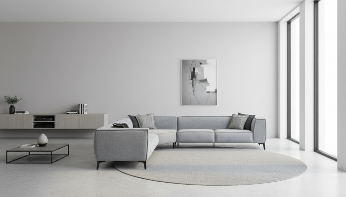 Narożnikowa kanapa kanapa tapicerowana sofa do salonu kanapa w kształcie litery L nowoczesny design nowość