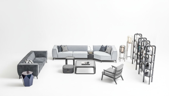 Zestaw sofowy xxl Couch Texil Big Sofa 5+3+1 miejsce do siedzenia Podkładka Materiał Kanapy