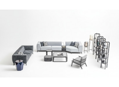 Zestaw sofowy xxl Couch Texil Big Sofa 5+3+1 miejsce do siedzenia Podkładka Materiał Kanapy
