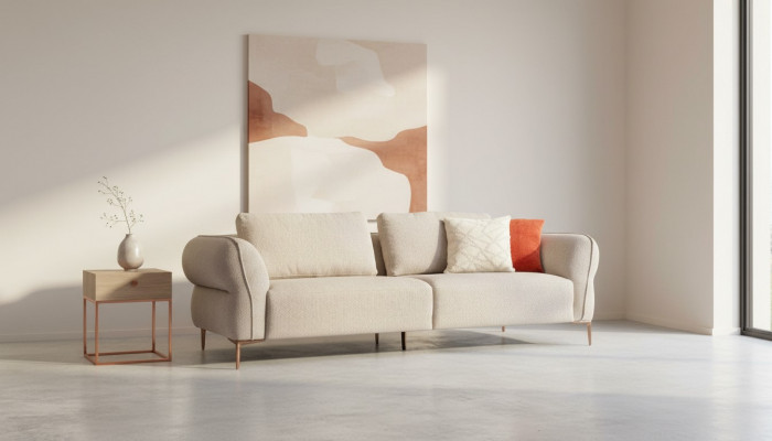 Sofa Beżowa Sofa do salonu Sofa Design Nowoczesne kanapy