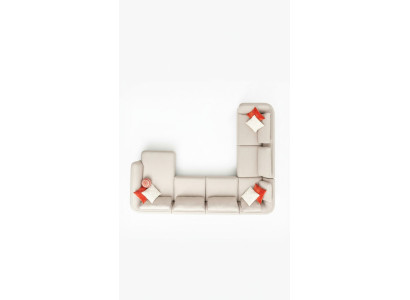 Narożnik Meble Podkładka Sofa Kanapy Salon Żywy krajobraz Materiał