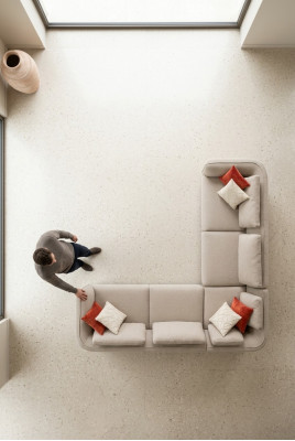 Narożnikowa kanapa Sofa Tapicerowana Sofa L Kształt Zestaw do Salonu narożny Sofy Sofa 312x312