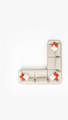 Narożnikowa kanapa Sofa Tapicerowana Sofa L Kształt Zestaw do Salonu narożny Sofy Sofa 312x312