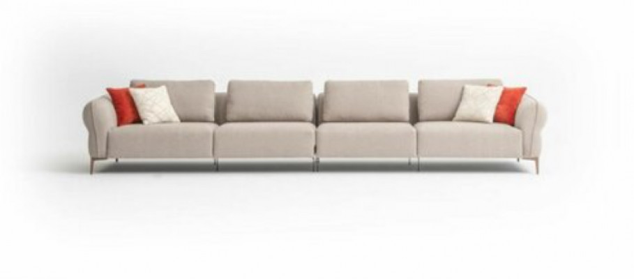 Sofa 6 miejsce do siedzenia Tapicerowana sofa do salonu luksusowy nowoczesny styl nowy