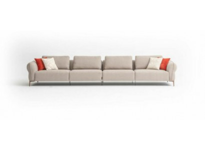 Sofa 6 miejsce do siedzenia Tapicerowana sofa do salonu luksusowy nowoczesny styl nowy