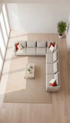 Narożnikowa kanapa salonowa w kształcie litery L luksusowa sofa kanapa podkładka 402x402 sofa materiałowa