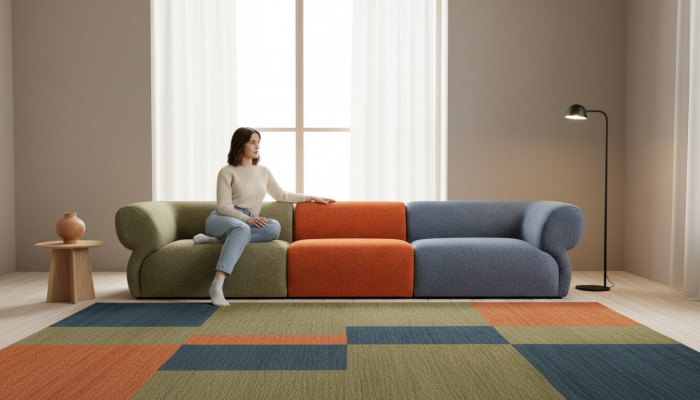 Sofa 5 miejsce do siedzenia salon sofa tapicerowana sofa w stylu nowoczesnym kanapa nowa
