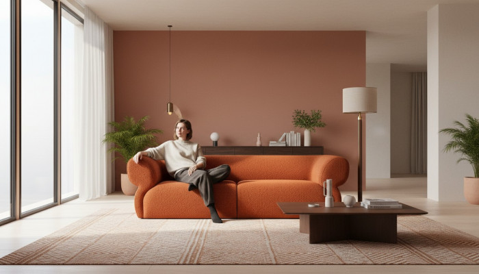 Nowoczesna Sofa 3 miejsce do siedzenia Luksusowe Meble do Salonu 250cm Sofa Tapicerowana Design Nowość