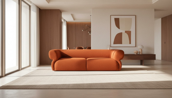 Nowoczesna Sofa 3 miejsce do siedzenia Luksusowe Meble do Salonu 250cm Sofa Tapicerowana Design Nowość