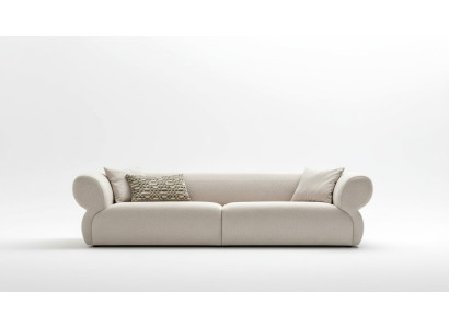 Sofa Nowoczesna 3 miejsce siedzące Beżowa Trzyosobowa duża 250cm Sofy Kanapa Luksusowe Meble Nowa