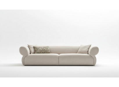 Sofa Nowoczesna 3 miejsce siedzące Beżowa Trzyosobowa duża 250cm Sofy Kanapa Luksusowe Meble Nowa