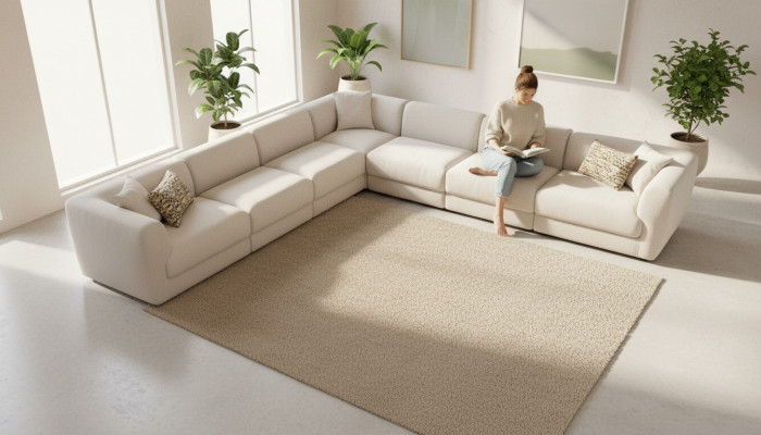 Narożnikowa kanapa Zestaw narożny w stylu narożnym Podkładka sofy Kanapa w kształcie litery L 495x315cm